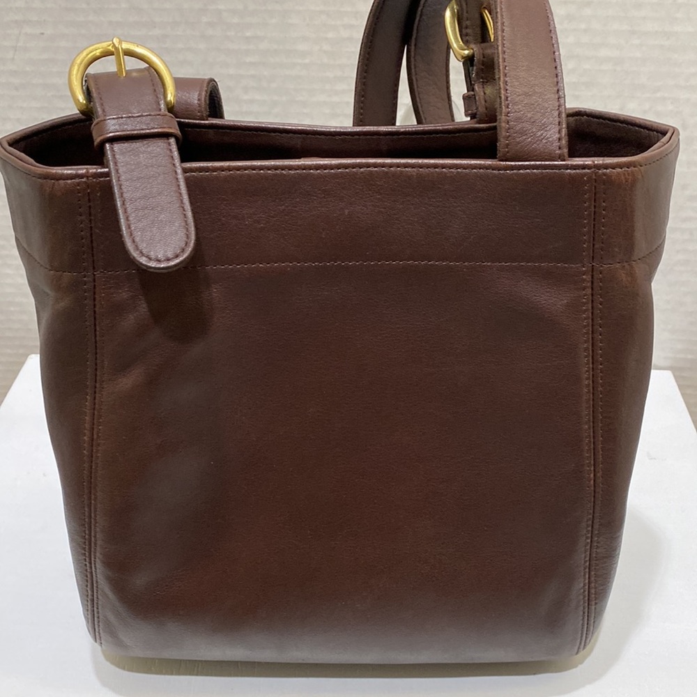 COACH (No. K8P-4157) “Lafayette” Brown Leather Shoulder/ Tote Bag